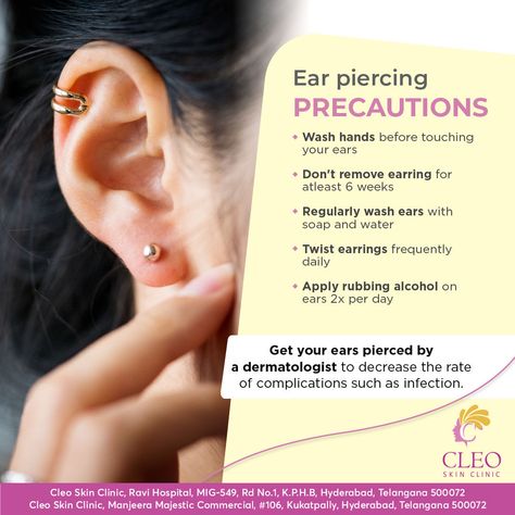 At Home Ear Piercing, Getting My Ears Pierced, Diy Ear Piercing At Home, How To Pierce Your Ears At Home, Ear Piercings Indian, Pierce Your Own Ears, Infected Ear Piercing, Ear Piercing Care, Baby Ear Piercing