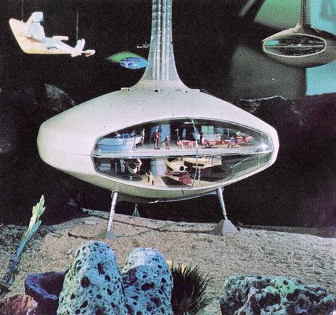 1964 world fair Futurama Undersea Home Futuristic Space, World Fair, New Retro Wave, World Of Tomorrow, Retro Space, Worlds Fair, Retro Future, Atomic Age, Retro Futuristic