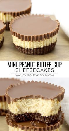 Peanut Butter Cheesecake Recipes, Chocolate Graham Cracker Crust, Peanut Butter Cup Cheesecake, Mini Cheesecake Recipes, Chocolate Crust, Chocolate Graham Crackers, Lost 100 Pounds, Peanut Butter Cup, Cheesecake Desserts