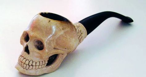 friday's post of cool stuff #84: pipes and the hucking foo - bikerMetric Skull Pipe, Cool Pipes, Meerschaum Pipe, Wooden Pipe, Wood Pipe, Pipes And Cigars, Woodworking Hand Tools, Tools For Sale, Skull And Bones