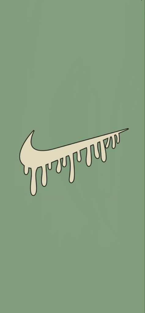 Nike Shoe Wallpapers Aesthetic, Nike Logo Dripping, Green Nike Background, Nike Drip Wallpaper, Olive Green Asthetics Wallpaper, Nike Logo Aesthetic, Nike Aesthetic Logo, Green Nike Wallpaper, Nike Astethic