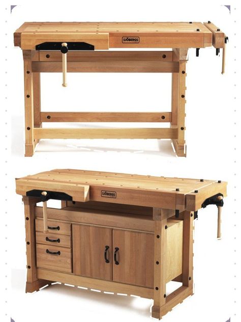 Wooden Workbench, Bench Dogs, Workbench Ideas, Tool Bench, Woodworking Bench Plans, Cnc Furniture, Work Benches, Diy Workbench, Garage Work Bench