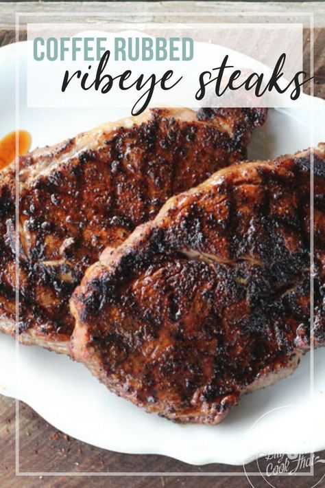 Coffee Steak Rubs For Grilling, Steak Coffee Rub Recipe, Steak With Coffee Rub, Coffee Cured Steak, Ribeye Steak Rub, Coffee Marinade For Steak, Coffee Steak Rub, Espresso Steak Rub, Coffee Rub Steak