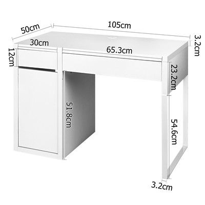 Temple & Webster  Furniture & Homewares Online U Shape Table, Study Desks, White Computer Desk, Computer Desk Home Office, Value Furniture, Student Room, Desk Home Office, Desk With Storage, Home Office Furniture Desk