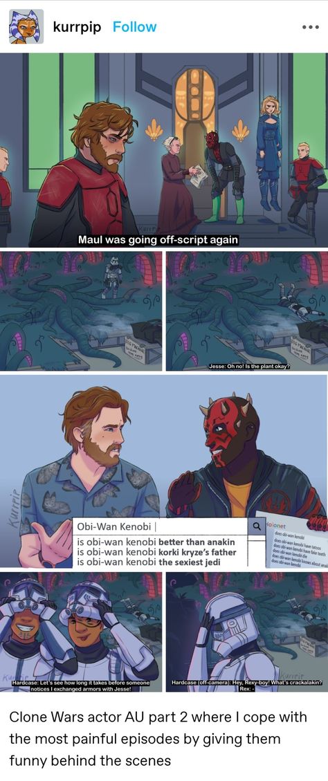 Ahsoka And Maul Fanart, Funny Star Wars Fanart, Satine Kryze Mandalorian Armor, Star Wars Clone Trooper Armor, Star Wars Funny Art, Ahsoka And Clones Fanart, Star Wars Clone Wars Funny, Star Wars Fox Fanart, Star Wars The Clone Wars Funny