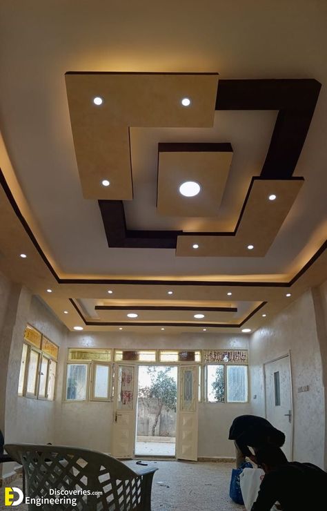 Small Bedroom False Ceiling Design Modern, Simple False Ceiling Design, ليلو وستيتش, Gypsum Ceiling Design, Luxury Ceiling Design, Simple Ceiling Design, Down Ceiling Design, Ceiling Design Ideas, New Ceiling Design