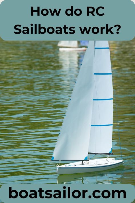 How do RC Sailboats work? Sailing Basics, Model Sailboats, Rc Boats Models, Rc Boats Plans, Boating Tips, Model Boat Plans, Model Ship Building, Military Modelling, Rc Boats