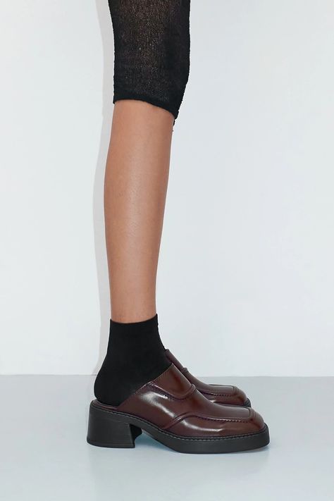 Rubi Brown Mules Mules Outfit, Brown Mules, Mules Shoes, Shoe Shop, Cow Leather, Vegan Leather, Heel Height, Product Launch, Fall Winter