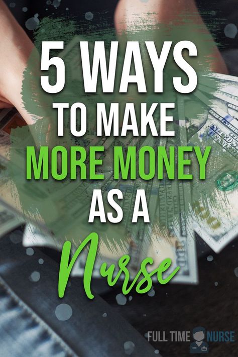 Are you a nurse and want to make more money ? These are our top 5 ways for RN's to make more money or add extra income to their monthly budget! Rich Off Nursing, Nurse Money, Nurse Practioner, Nurse Tips, New Grad Nurse, Easy Ways To Make Money, Ways To Make Extra Money, Nursing Tips, Extra Money Online