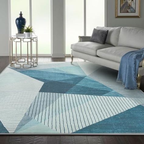 Geometric Rugs Living Room, Area Room Rugs, Area Rug, Pile Rug, Home Look, Geometric Rug, Bedroom Rug, Large Rugs, Modern Area Rugs