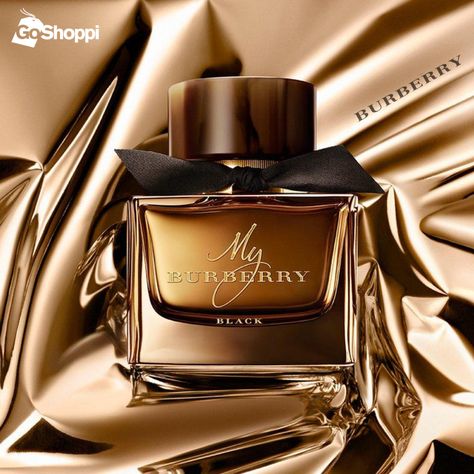 Exude #confidence in and outdoor with My Burberry Black Eau De Parfum. A sensual floral, oriental fragrance for women with the notes of jasmine in the top while the heart contains the notes of candied rose and peach juice, and the base of amber and patchouli. Check it out at our online Vinlexe perfume store. #perfume #fragrances #fashion #beauty #uae #makeup #love #dubai My Burberry Black, Burberry Perfume, Perfume Storage, Fragrance Photography, Black Perfume, Perfume Photography, Perfume Ad, Cosmetics Photography, Perfume Store