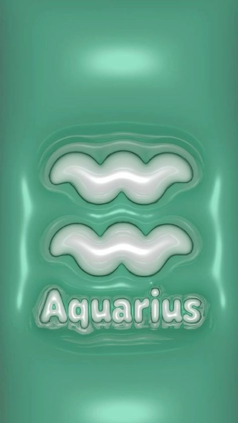 Aquarius 3d Wallpaper, 3d Quotes, Aesthetic Aquarius, Wallpaper Phone Aesthetic, 3d Phone Wallpaper, Bubble Writing Font, Quotes Phone Wallpaper, Aesthetic Wallpaper Summer, Fonts Bubble