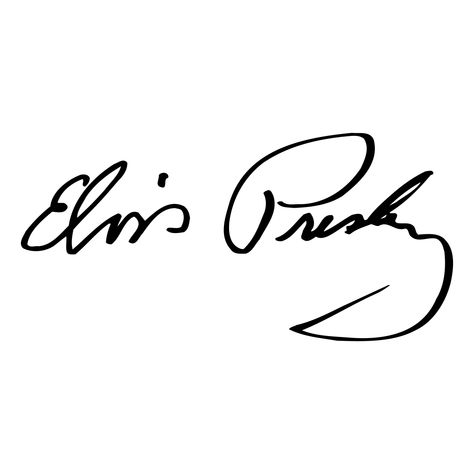 King Elvis Svg Free, Elvis Presley Signature Tattoo, Elvis Tumbler Ideas, Elvis Presley Tattoo Design, Elvis Presley Tattoo Ideas, Elvis Tattoo Ideas, Elvis Svg, Elvis Presley Tattoos, Elvis Presley Svg