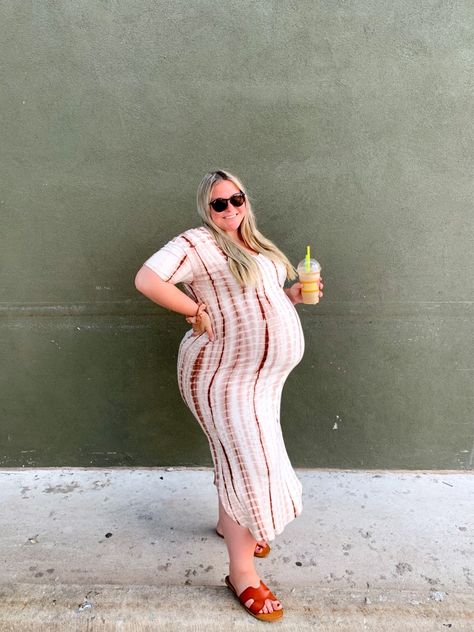 Plus Size Pregnancy Outfits, Summer Maternity Clothes, Maternity Fits, Summer Pregnancy Outfits, Pregnant Outfits, Nursing Dresses, Pregnancy Outfit, Casual Maternity Dress, Plus Size Posing