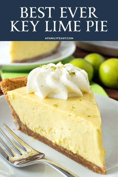 Deep Dish Key Lime Pie, Traditional Key Lime Pie Recipe, Keylime Pie Recipe Best, Florida Key Lime Pie Recipe, Authentic Key Lime Pie Recipe, Classic Key Lime Pie Recipe, Lime Custard, Lime Dessert Recipes, Creamy Key Lime Pie