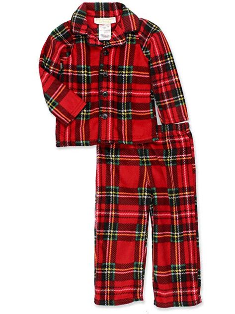 Komar Kids Toddler Boys Traditional Holiday Christmas Plaid Coat Style Pajamas  #holiday #christmas #pajama #boys #toddler #plaid #yankeetoybox #amazon #shopamazon Pajamas Amazon, Pajamas Plaid, Cute Christmas Pajamas, Kids Flannel, Holiday Plaid, Coat Style, Christmas Plaid, Christmas Pjs, Boys Plaid