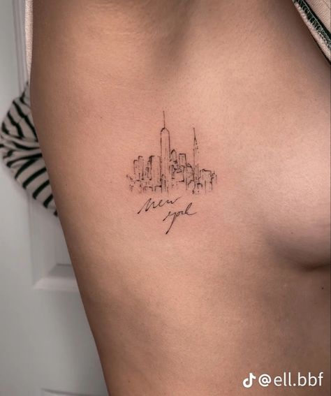 New York Inspired Tattoo, Brooklyn Tattoo, Mum Tattoo, Seattle Tattoo, Chicago Tattoo, Verse Tattoos, Travel Tattoos, New York Tattoo, Nyc Tattoo