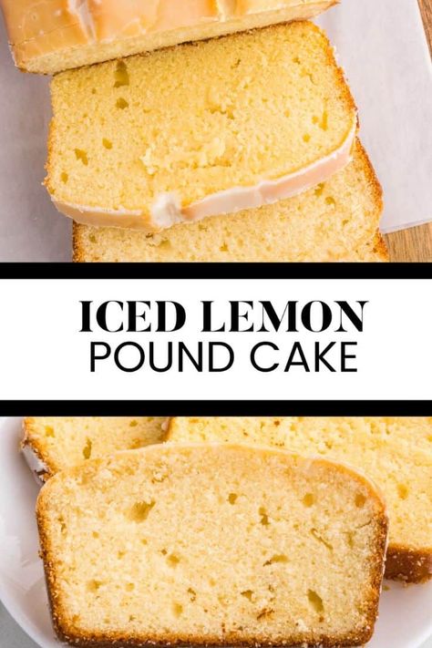 Iced Lemon Pound Cake This homemade Iced Lemon Pound Cake easily outshines Starbucks' version, boasting a buttery, rich lemon flavor that's both moist and sweet, making it a tasty dessert for any occasion. The easy-to-make lemon glaze adds just the right touch of zest, complementing the cake's richness and ensuring every slice is as delightful as it is delicious. Iced Lemon Pound Cake, Casserole Side Dishes, Lemon Pound Cake Recipe, Main Dish Casseroles, Tasty Dessert, Lemon Glaze, Lemon Flavor, Lemon Pound Cake, Recipes Appetizers And Snacks