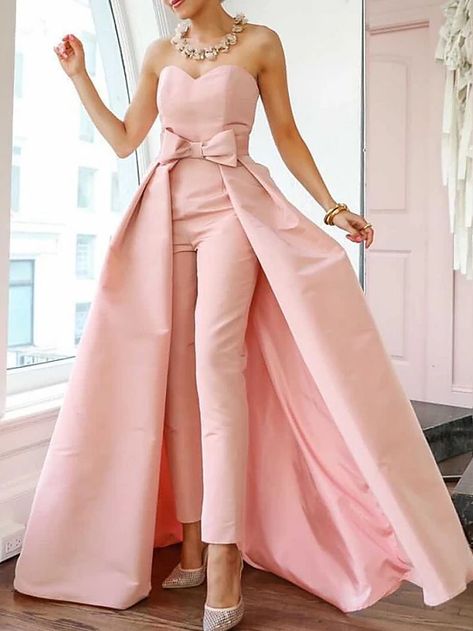 Reception Jumpsuit, Jumpsuit With Train, Jumpsuit Prom, Prom Jumpsuit, Stylish Gown, Formal Occasion Dress, Strapless Evening Dress, Formal Jumpsuit, Wedding Jumpsuit