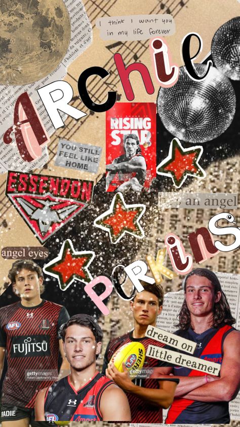 #archieperkins#essendon#afl#vintage#aesthetic#essendonfootballclub Essendon Wallpaper, Archie Perkins, Afl Aesthetic, Afl Players, Essendon Football Club, Summer Wallpapers, Cute Summer Wallpapers, Summer Wallpaper, Angel Eyes