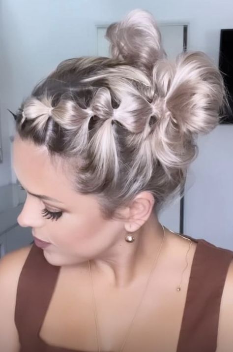 Short Hair Up, Natural Hair Tutorials, Hairdos For Short Hair, Peinados Fáciles Para Cabello Corto, Hair Tutorials For Medium Hair, Penteado Cabelo Curto, Festival Hair, Amazing Hair, Cute Hairstyles For Short Hair