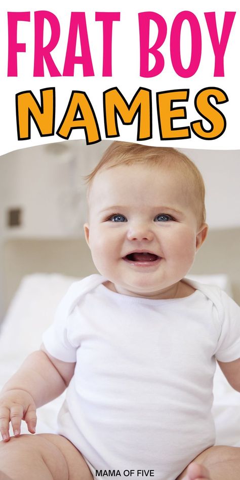 Handsome names for boys. Cute boy names. Frat boy name ideas. Funny Boy Names, Boy Name Ideas, Rhyming Names, Names For Boys List, Uncommon Baby Names, Traditional Baby Names, Halloween Names, Names For Boys