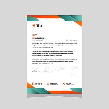 Corporate Letterhead Design, Company Letterhead Template, Professional Letterhead, Company Letterhead, Modern Presentation, Header Design, Letterhead Template, Letterhead Design, Latest Design Trends