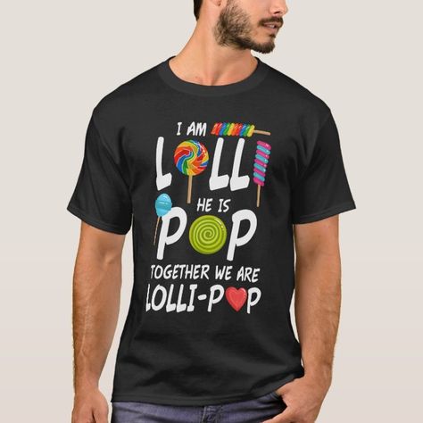 Lolli And Pops, Cute Grandma, Pop Pop Shirts, Creative Gifts For Boyfriend, Funny Tshirt Design, Cute Shirt Designs, Grandma And Grandpa, Gifts For Grandparents, Parent Gifts