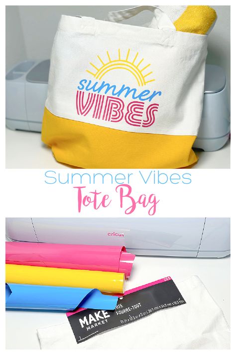 Tote Bag Summer, Summer Tote Bag, Summer Tote Bags, Sweet Summertime, Summer Tote, General Crafts, Cricut Design Space, Cricut Maker, Creative Team