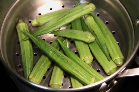 Steamed Okra, Okra Benefits, Summer Succotash, Corn Succotash, Zucchini Tart, Deep South Dish, Okra Recipes, Seafood Gumbo, Steamed Vegetables