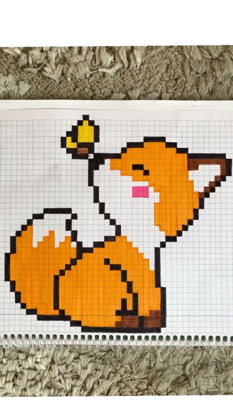 Human Heart Pixel Art, How To Draw A Fox Easy, Pixel Art Cute Kawaii, Pixel Drawing Easy, Pixel Art Aesthetic Easy, Pixel Art Ideas Simple, Cute Pixel Art Aesthetic, Fox Pixel Art, Heart Drawing Easy