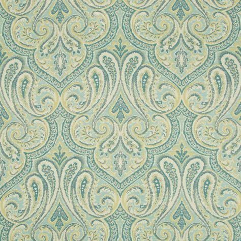 Kravet Design - 34706-35 | Kravet Paisley Upholstery, Kravet Fabrics, White Damask, Fabric Houses, Light Turquoise, Pattern Names, Fabric Samples, Fabric Collection, Fabric Patterns