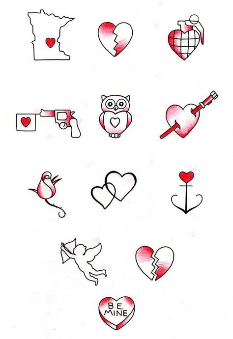 Valentines Tattoo Flash, Valentine Tattoo Ideas, Valentines Tattoos, Valentines Flash, Valentines Tattoo, Stencil Ideas, Flash Tattoos, Tattoo Style Drawings, Tattoo Stencil