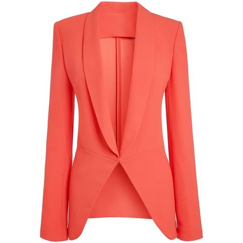 Coral Jacket ($140) ❤ liked on Polyvore featuring outerwear, jackets, blazers, coats, coats & jackets, red jacket, red blazer, coral jacket, coral blazer y red blazer jacket Coral Jacket, Coral Blazer, Red Blazer Jacket, Fitted Blazer Jacket, Red Blazer, Fitted Blazer, Red Jacket, Wool Jacket, Blazer Jacket