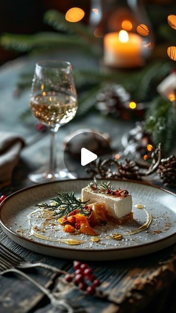 Culinary Savor on Instagram: "Festive Culinary Harmony 🍽️🎄 This dish is a captivating yuletide symphony, intricately orchestrated to enchant your taste buds and infuse the holiday spirit. Crafted by a culinary virtuoso, it marries innovative techniques with artistic flair, promising a gastronomic journey like no other. Every element on the plate dances in harmony, blending flavors, textures, and aesthetics in a Christmas celebration for your senses. #CulinarySavor #culinary #LuxuryCuisine #ArtfulPlating #ModernCulinary #ElevatedDining #ExclusiveTaste #chefsofinstagram #chefs #chefstalk #chefslife #chefstable #chefsoninstagram #chefstagram #chefstyle #foodartchefs #Chef #instachefs #pastrychef #restaurant #food #foodie #foodporn #instafood #foodlover #dinner #foodphotography #delicious #f Christmas Dinner Restaurant, Christmas Dinner Photography, Culinary Aesthetic, Christmas Gourmet, Christmas Food Photography, Gourmet Christmas, Festive Dinner, Dinner Restaurants, New Year's Food