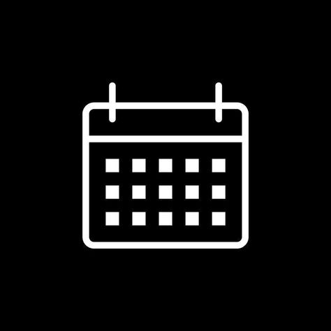 Dark Calendar Icon, Black Calender App Icon, Black Calendar Icon, Calendar Logo, All Apps Icon, Google Agenda, Android App Icon, Phone Widgets, Mobile App Icon