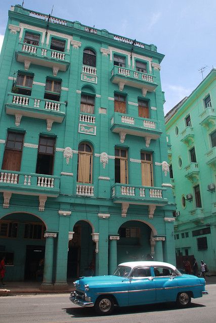 Havana Blues | Havana Vieja, Cuba | Pavlo Kuzyk | Flickr Havana Vieja, Lifestyle Goals, Urban Fabric, Havana Cuba, Amazing Architecture, Havana, Cuba, Cityscape, Loft