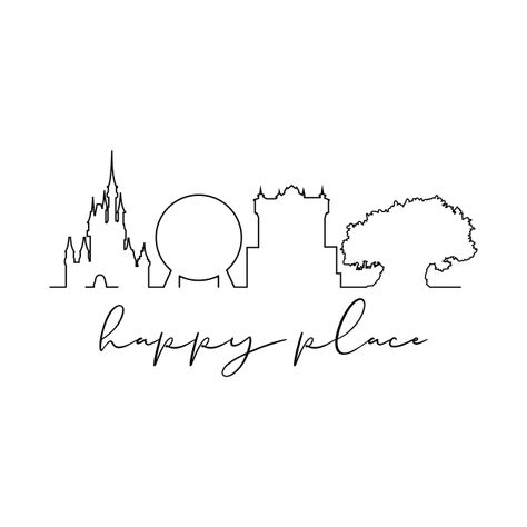 Hollywood Studios Tattoo, Disney Cricut Designs, Disney Parks Tattoo Ideas, Aesthetic Svg Free, Disney Castle Outline Tattoo, Disney World Tattoo Ideas, Disney Tattoo Simple, Disney Park Tattoo, Disney World Drawings