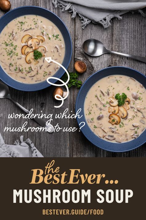 Homemade Mushroom Soup Cream, Homemade Creamy Mushroom Soup, Cooking Sherry Recipes, Homemade Cream Of Mushroom Soup Recipes, Cream Of Mushroom Soup Recipes Crockpot, Best Cream Of Mushroom Soup, Mushroom Soup With Sherry, Cream Of Mushroom Soup Recipes, Shiitake Mushroom Soup