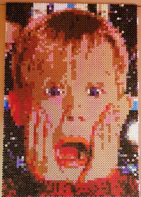 Gremlins Perler Beads, Breaking Bad Alpha Pattern, Portrait Perler Beads, Famous Painting Perler Beads, Perler Bead Famous Artwork, Colorful Art Projects, Easy Perler Bead Patterns, Pixel Beads, Fuse Bead Patterns