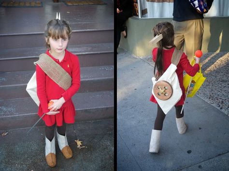 Arriety from The Borrowers!!! The Borrowers Costume, Arriety Costume, Borrowers Costume, Arrietty Costume, Arrietty Cosplay, Fae Clothes, World Book Day Ideas, Tiny Person, Secret World Of Arrietty