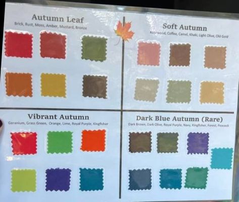 House Of Color Blue Autumn, House Of Colour Blue Autumn, Hoc Blue Autumn, Blue Autumn Color Palette, House Of Color Autumn, Dark Blue Autumn, House Of Colour Autumn, Warm Skin Tone Colors, Senior Tips