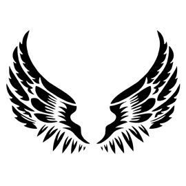 Angel Wings Stencil Wings Tattoo Stencil Design, Angel Wing Stencil Templates, Wings Stencil, Wings Svg Free, Angel Wing Silhouette, Angel Wings Black Background, Angel Wing Vector, Wm Logo, Facebook Featured Photos