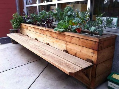 Beautiful yet functional privacy fence planter boxes ideas 35 Patio Images, Diy Planters Outdoor, Summer Planter, Outdoor Planter Boxes, Hairstyles Girl, Planter Bench, Fence Planters, Diy Planter, Diy Planter Box