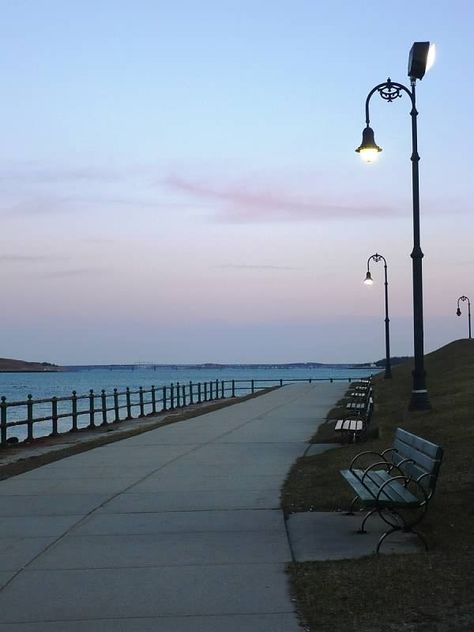 Watching the sun go down in Southie Southie Boston, Massachusetts Aesthetic, Castle Island, South Boston, Scenery Photos, Cape Ann, New England Travel, Boston Strong, Secret Places