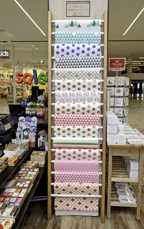 sfsi install Newsagencies CardandCaboodle Eastland custom ladderdisplay Stationery Store Design, Supermarket Design Interior, Gift Shop Interiors, Store Shelves Design, Flower Shop Decor, Grocery Store Design, Stationary Store, School Supply Store, Store Design Boutique