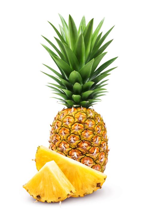 Pineapple isolated on white background Premium Photo | Premium Photo #Freepik #photo #background #food #green #fruit Better Digestion, Swedish Dishes, Fruits Photos, Pregnancy Body, Brown Spots Removal, Pineapple Fruit, Fruit Photography, Increase Energy, Beautiful Fruits