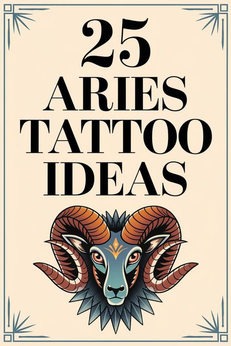 "25 Aries tattoo ideas featuring a colorful ram illustration." Minimalist Ram Tattoo, Ram Skull Tattoo Feminine, Aries Skull Tattoo, Aries Sign Symbol, Aries Tattoo Minimalist, Ram Tattoo Feminine, Ram Tattoo Ideas, Aries Tattoo Ideas Unique, Ram Skull Tattoo