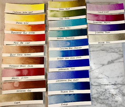 Watercolour Paint, Paint Swatches, Graphic Design Tools, Watercolor Palette, Marine Blue, Blue Violet, Water Colour, Saturated Color, Better Together