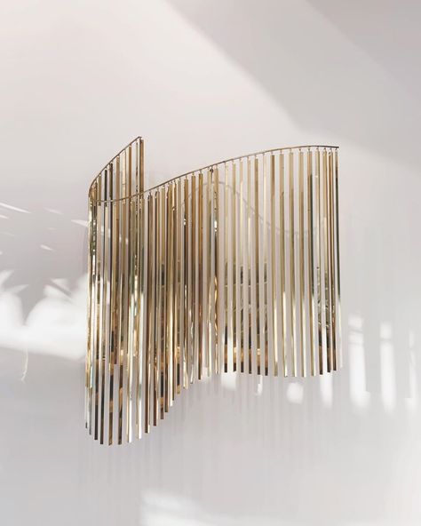 Magic Hour (@magichour_shop) • Instagram photos and videos Brass Wall Hanging, Wave Wall, Curtis Jere, Metal Wall Sculpture, Magic Hour, Gold Walls, Wall Sculpture, Hollywood Regency, Wall Sculptures